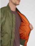Waterproof Mens Woven Jacket , Breathable Custom Satin Bomber Coat Mens