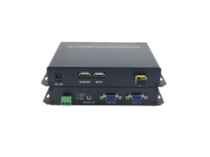 Quality video fiber optic converter, VGA+Audio+RS232 over fiber,20km wholesale