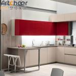 Customized Color Kitchen Cabinets Solid Wood Assemble Laminated Vantage Design