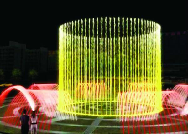 RGB DMX Lighting Dancing Waters Light & Fountain Show Wild Goose Wing Bird
