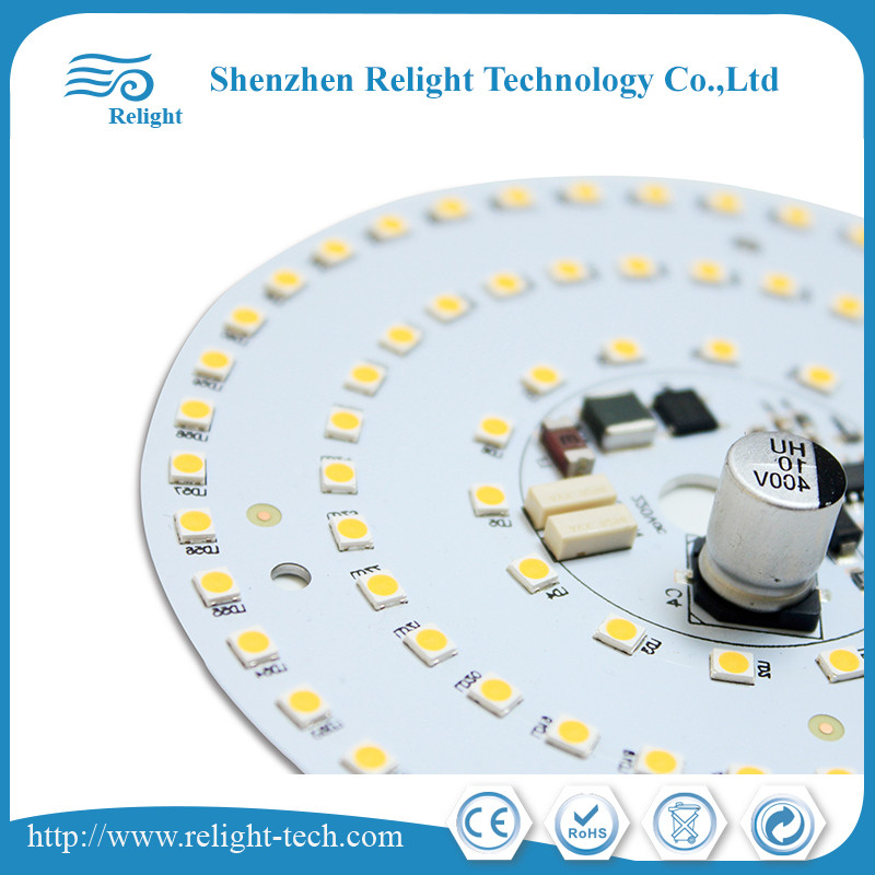 High Lumen 8W Round LED Module LED Retrofit for Ceiling Lights, 100-150Lm / W