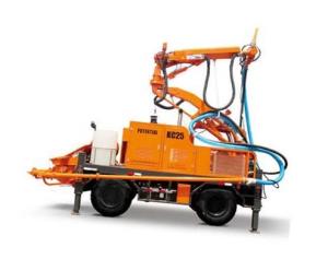 Quality Long Reach Spray Boom LCD Wet Shotcrete Machine wholesale