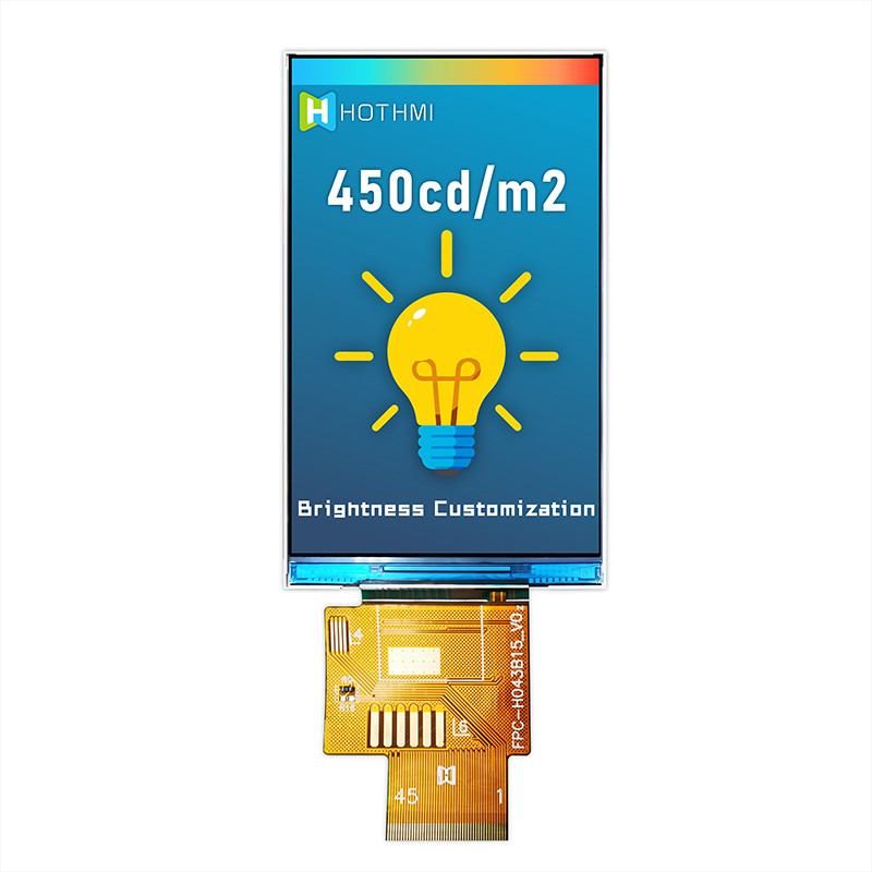 4.3 Inch TFT LCD Display Module 480X800 Manufacturer For Instrumentation