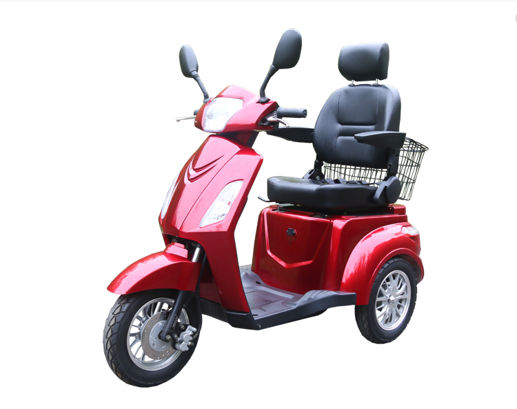 48V 500W 3 Wheel Electric Mobility Scooters With Seat TUV CE EMC Certificated
