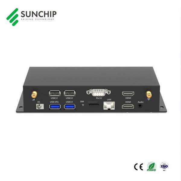 Cheap Android 11 Metal Media Player RK3568 CPU POE GPS BT Support for sale