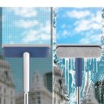 Multifunctional Window Screen Cleaner Brush Long Handle Multipurpose Screen
