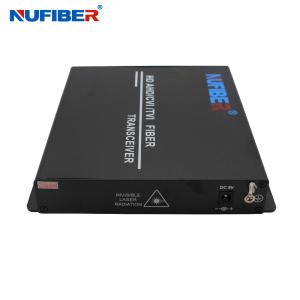 Quality Coaxial Fiber Video Converter Multiplexers CCTV 2BNC With Iron Case Material Fiber Video Converter wholesale