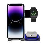 15W Qi Certified Aluminum Wireless Charger For IPhone/Samsung Phone