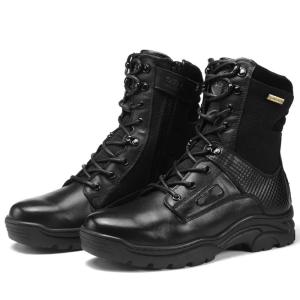 Quality Black Suede Military Boots Tactical Combat Lightweight Desert wholesale