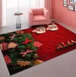 Cartoon Merry Christmas Patterns Living Room Floor Carpets