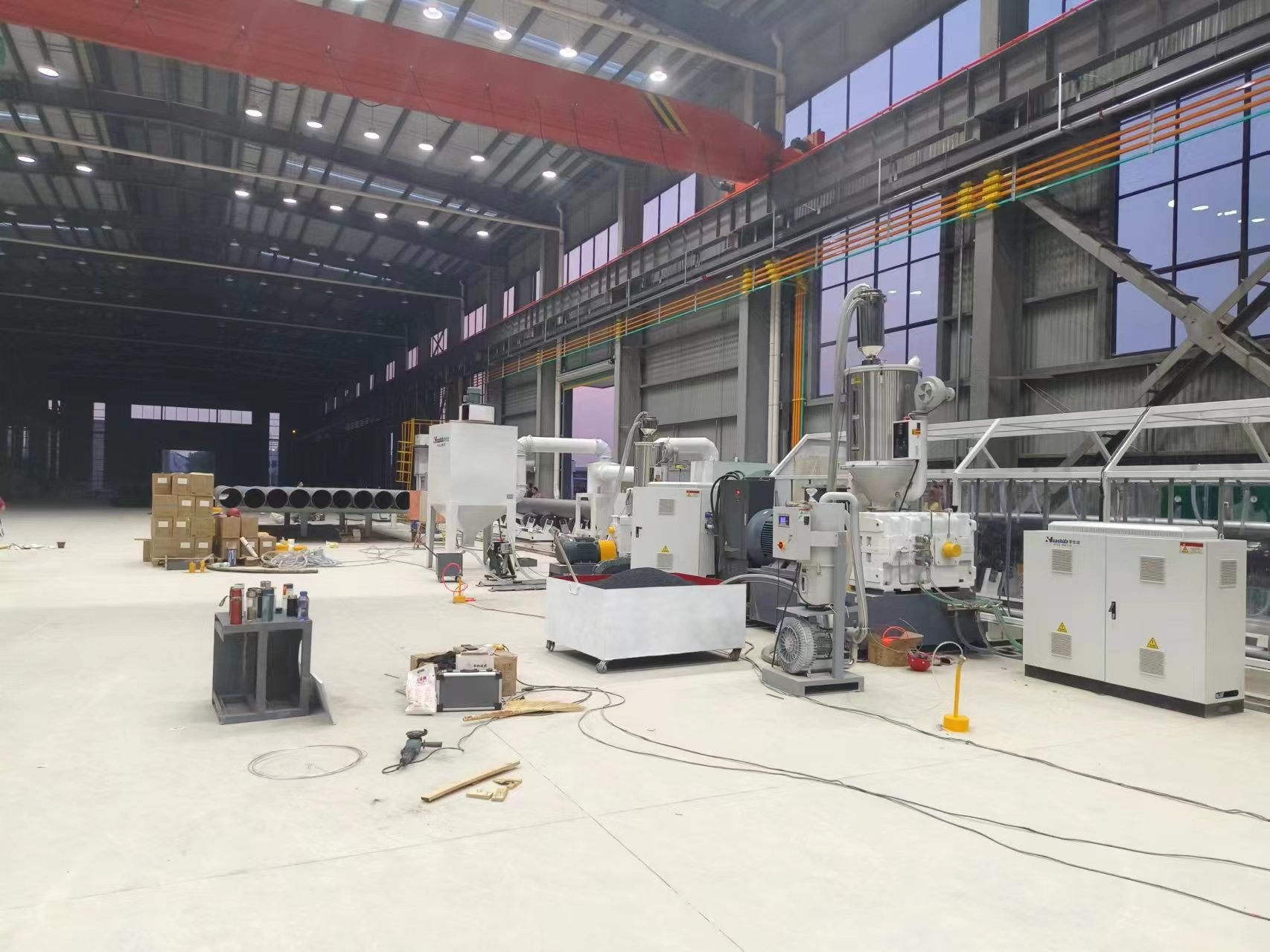 Steel Bend Pipe 3lpe 2PE Fbe Coating Machinery Bend Pipe Coating Machine
