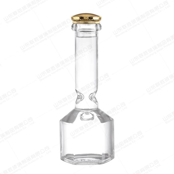 Healthy Lead-free Glass Bottles for Whisky and Wine Production in Customized