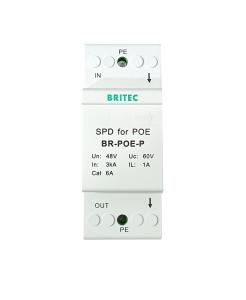 Quality BR-POE-P Surge Protector telecommunication equipments POE network rj45 surge protection wholesale