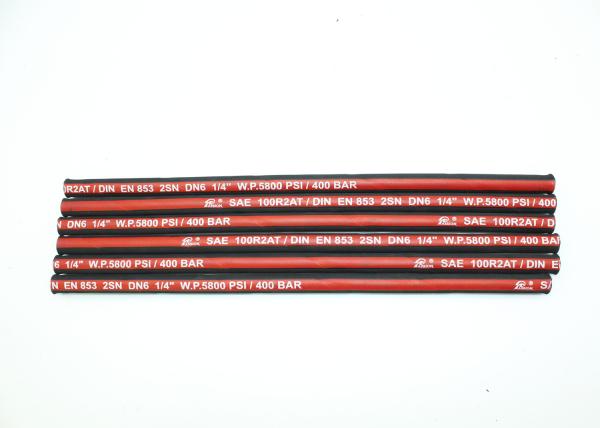 DN6 1/4" High Pressure Hose , High Pressure Water Hose SAE J517 100R2 AT WP 400