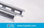 Black Galvanized 41X41MM Unistrut Channel , HDG Slotted / Plain Strut Channel to