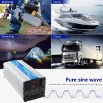 Giandel 4000W 24V Pure Sine Wave Inverter 1.5Amps With Four AC Outlets