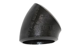 Quality Mild Steel CS Pipe Fittings 22.5deg Eblow With SCH40 SCH80 wholesale