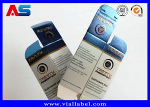 Quality 40*40*70mm Pharmaceutical Packaging Box Small Pill Box Gold Foil Metalic Printing For Injectable Peptide wholesale