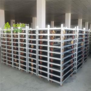 Quality 100kg/Shelf Shopping Powder Coated Danish Flower Trolley wholesale