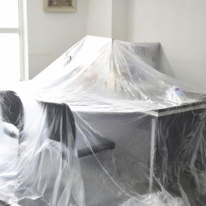 Quality 5.5-12.5 micron Thickness Table Plastic Dust Cover For Transparent Disposable Furniture wholesale