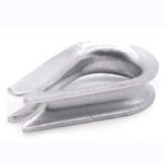 Hot Forged Electric Power Fittings HDG Guy Wire Thimble