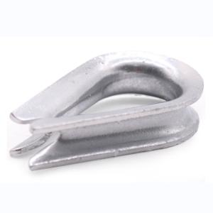Quality Hot Forged Electric Power Fittings HDG Guy Wire Thimble wholesale