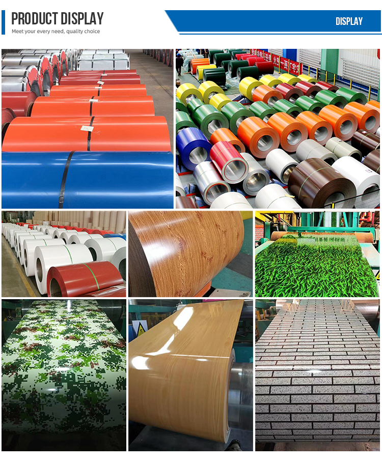 Customized Colorful Zinc Coated PPGI PPGL Coil 0.21-0.50mm Thickness 3-5 Tons