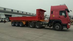 Quality 45 Ton Heavy Duty Semi Trailers With 8.0-20 Tires And 8000kg Tare Weight wholesale