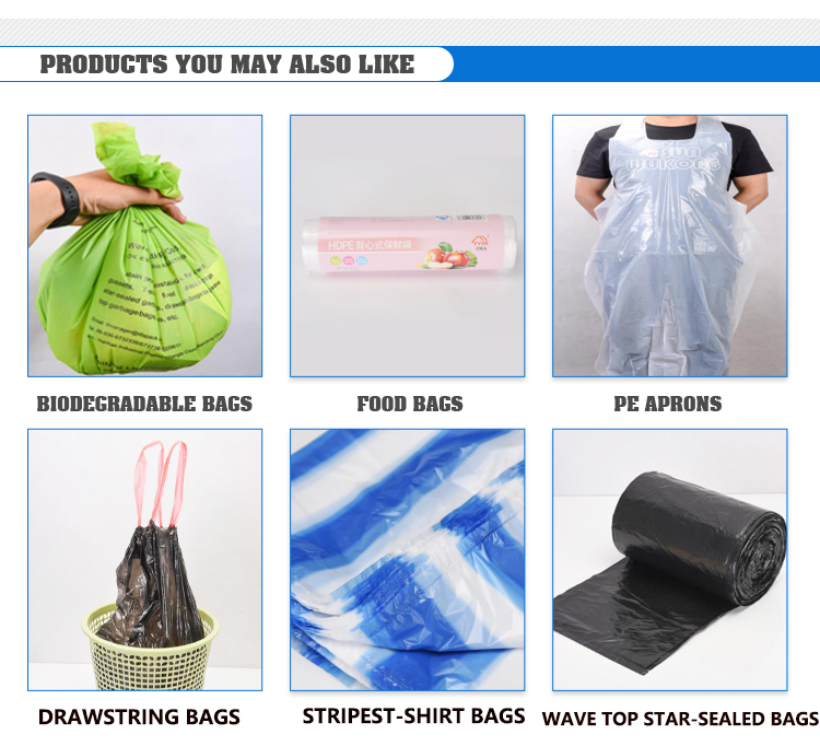 Garbage Clear Furniture Size Plastic Bags With Customized Size Accept OEM