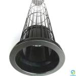 Q235 Wild Steel Dust Collector Filter Cage Silicon Coating