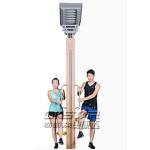 wooden street lamp outdoor fitness massager for legs