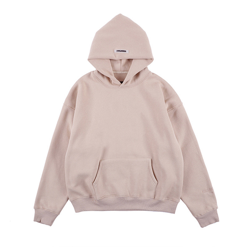 100% Cotton Printing Thick Plain Oversized French Terry Hoodie Embroidered Unisex