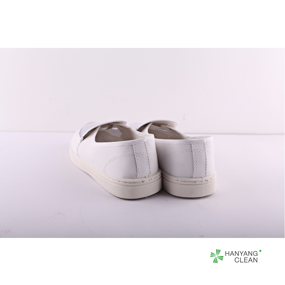 White PVC leather esd mesh shoes safety shoes antistatic cleanroom shoes for work protection
