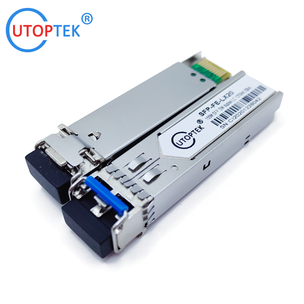 100M 155Mbps SFP Module SM duplex LC 40km 1310nm sfp transceiver compatible cisco,huawei,hp,aruba,mikrotik,juniper