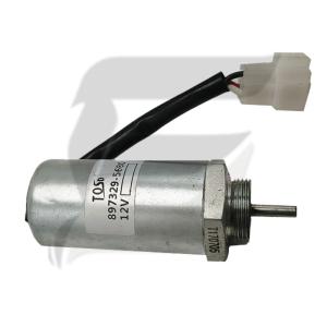 Quality 897329-568 Hitachi EX55 EX70 Excavator Fuel Stop Solenoid wholesale