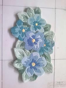Quality Flower acrylic home rug wholesale
