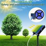 Blue Dimmable Solar LED Strip Lights Outdoor Stable 2835 SMD