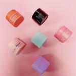5g 10g 15g 20g 30g 50g Frosted Pink Glass Lotion Jars glass cosmetic containers
