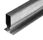 0.75mm Thickness Industrial Doors Parts Galvanized Steel Omega Profile H65