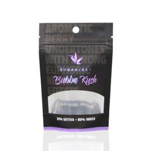 Quality Food Mylar Stand Up Zipper Bags 100g Flat Bottom With Window FDA Certified wholesale