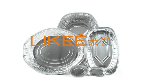 Thin Wrinkle Wall Aluminum Foil Container Low / High Temperature Resistance