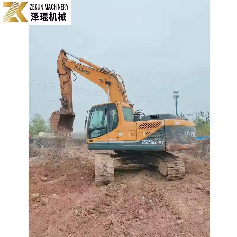 2019 Korea Original 22Ton Hyundai 225LC-9 R225-7 Crawler Excavator