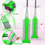 130cm Telescopic Cleaning Mop Handle Abs Material 12x36cm Frame Large