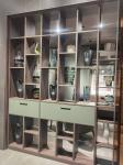 MDF Glossy Glass Retail Display Cabinet Showcase Furniture Set