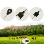 Self-Tapping Insulator Electric Fence Insulators Screw-In Wood Post Insulator