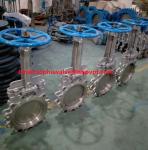 cast steel JIS 10K knife gate valve