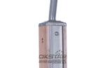 outdoor fitness equipments WPC materials based double bar with TUV certificates