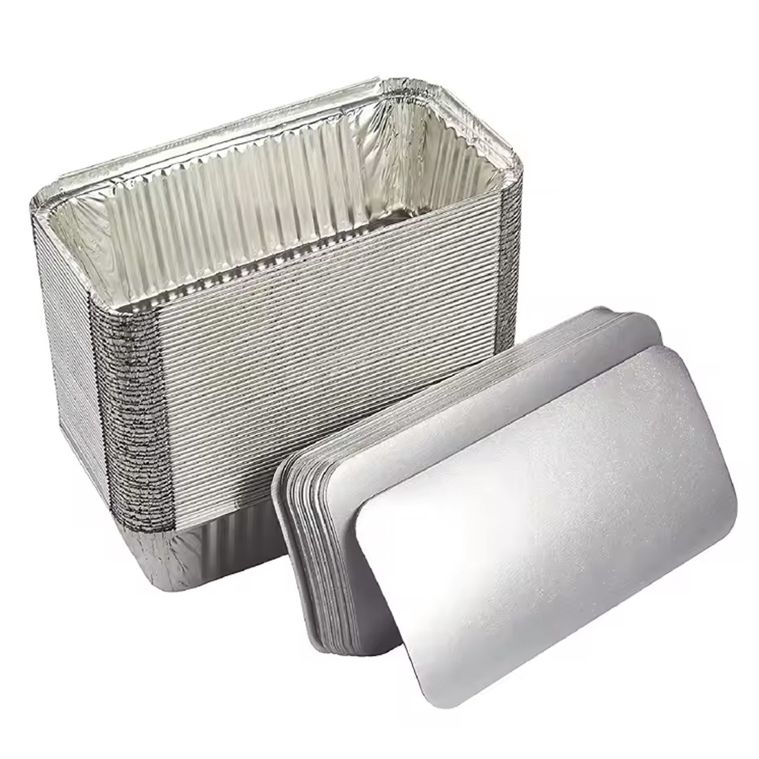 18oz Smooth Aviation Foil Container 520ml Aluminum Foil Lunch Box Aviation Grade