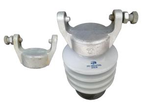 Quality IEC 60168 Anti Brittle Porcelain Line Post Insulator Light Gray wholesale