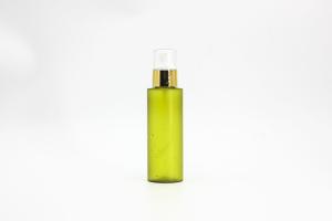 Quality 130ml Frost Transparent Green Cylinder Makeup Spray Bottle wholesale